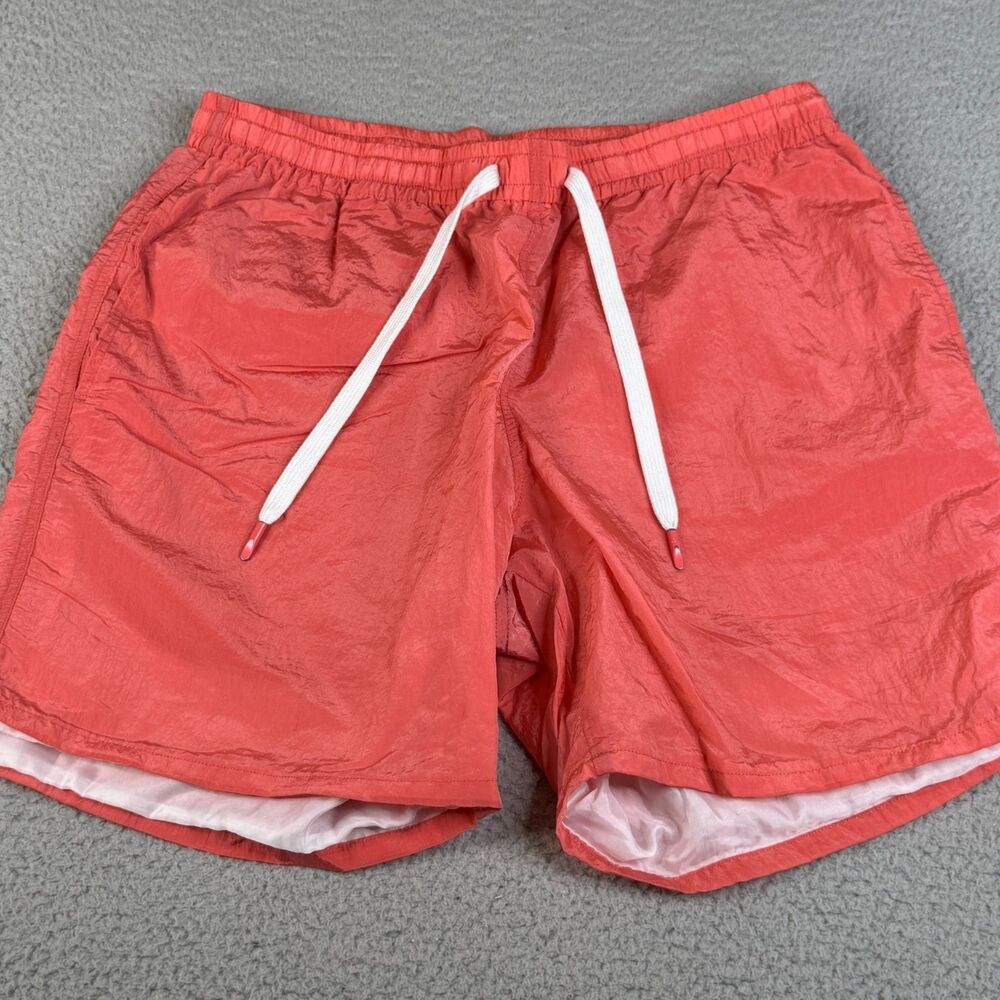 BILLIONAIRE BOYS CLUB Swim Shorts Mens XXL Pink Nylon Lined Surf Vacation Trunks